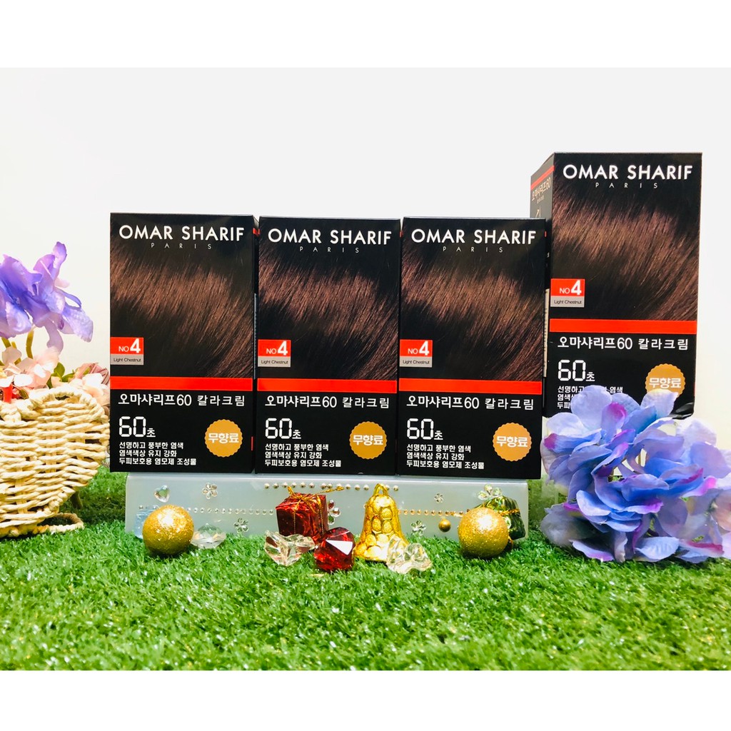 Omar sharif 60 sec. No.4 (light chestnut) set