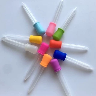 Sanx หลอดดูดดรอปเปอร์พลาสติก 5 มล Dropper. 10 ชิ้น
