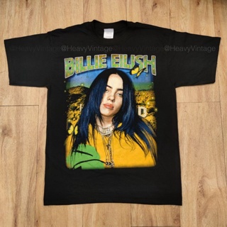 BILLIE EILISH BAD GIRL BOOTLEG เสื้อวง เสื้อทัวร์ งานผ้าดำสนิท