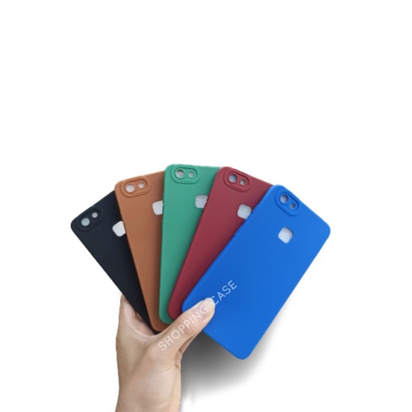 SHC888 CASE PRO กล้อง VIVO V7 PLUS Z1 PRO MACAROON SOFTCASE PROTECTOR เลนส์กล้อง SILICON PELIDUNG CA