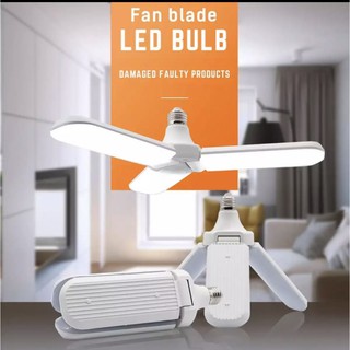 หลอดไฟ LED ทรงใบพัด พับได้ Fan Blade LED Bulb 45W รุ่น Fan Blade LED Bulb 45W Simplemall