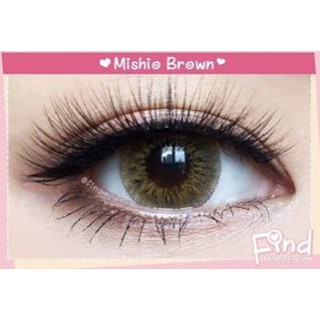 Mishio Brown (2) บิ๊กอาย สีเทา ทรีโทน ตาฝรั่ง โทนฝรั่ง สวยเปรี้ยว ฉ่ำๆ  💜 Dream Color1 Contact Lens Bigeyes คอนแทคเลนส์