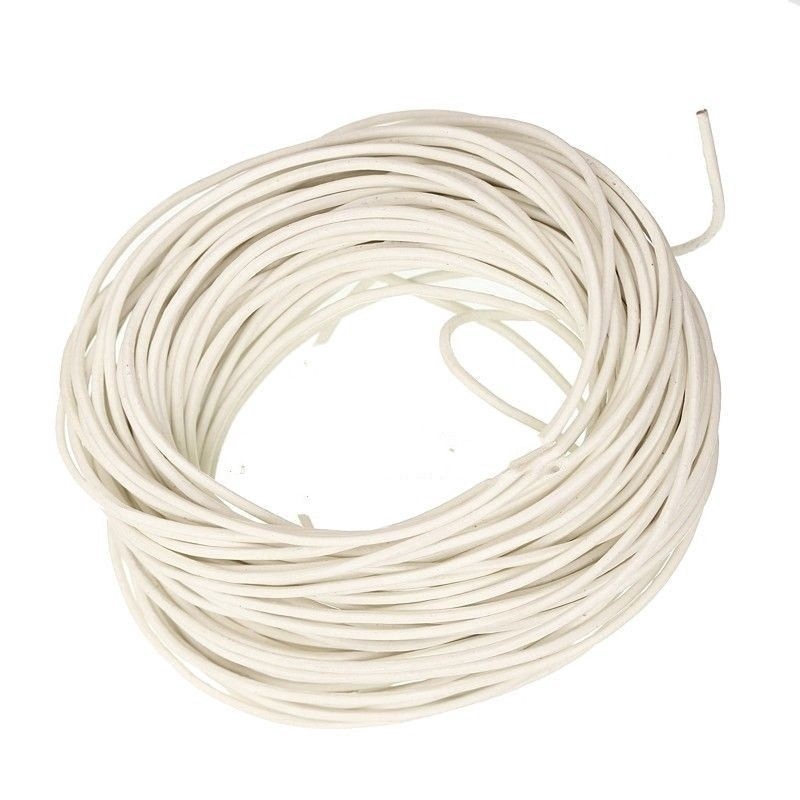 5m Fashion Real Leather Rope String Cord Necklace Charms for Jewelry Making Diy 1.0mm 1.5mm 2.0mm 3.0mm Any Color #5