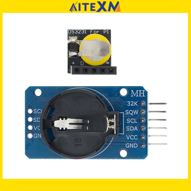 โมดูลนาฬิกาแม่นยํา โมดูลหน่วยความจํา แบบเรียลไทม์ DS3231 AT24C32 IIC DS3231SN DS3231 ขนาดมินิ 3.3V 5