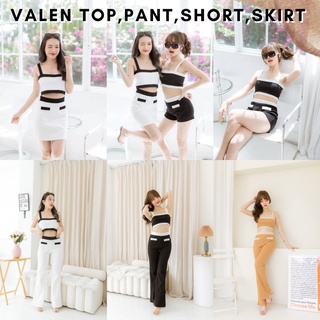 [กรอกโค้ด WYNEWU ลด 65.-] Valen Top, Pant , Short , Skirt เสื้อครอป กางเกงขายาว กางเกงขายาว กระโปรง