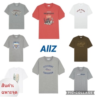 AllZ เสื้อยืดลายกราฟฟิกชาย ผ้าฝ้ายแท้💯