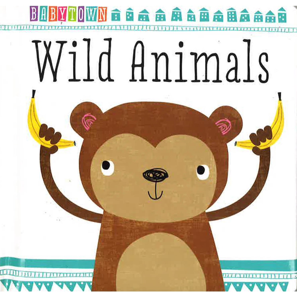 BBW หนังสือ Babytown Wild Animals ISBN: 9781783939190