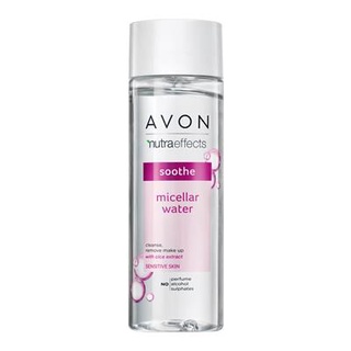 🌟 ล้างเครื่องสำอาง ไมเซลล่า วอเตอร์ นูทราเอฟเฟกซ์ เอวอน AVON NUTRAEFFECTS SOOTHE MICELLAR WATER 200ml.