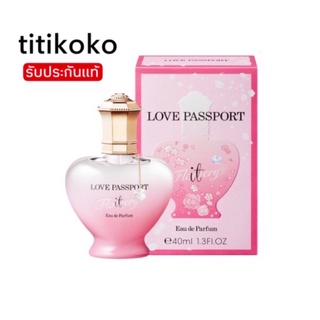 น้ำหอมLOVE PASSPORT IT Flowery Eau de Parfum 40ml กลิ่น Flowery น้ำหอมนำเข้าจากญี่ปุ่น มี‼️ของแถมไม่เหมือนใคร