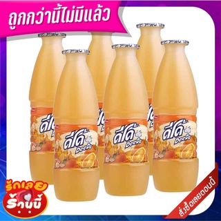 ดีโด้ น้ำส้ม20% ขนาด 300 มล. แพ็ค 6 ขวด Deedo 20% Orange Juice 300 ml x 6