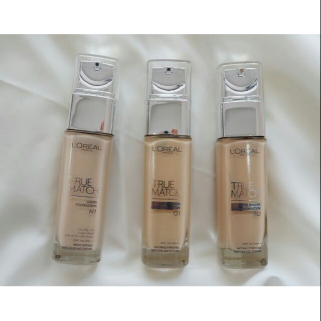 ของแท้ 100% L'OREAL True Match Liquid Foundation SPF16 PA++