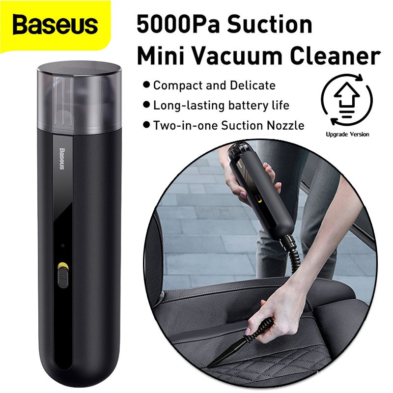 Baseus Car Vacuum Cleaner Wireless Portable Auto Vaccum 5000Pa Strong