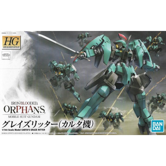 HG Iron-Blooded Orphans 017 Gundam Graze Ritter (Carta`s Custom)