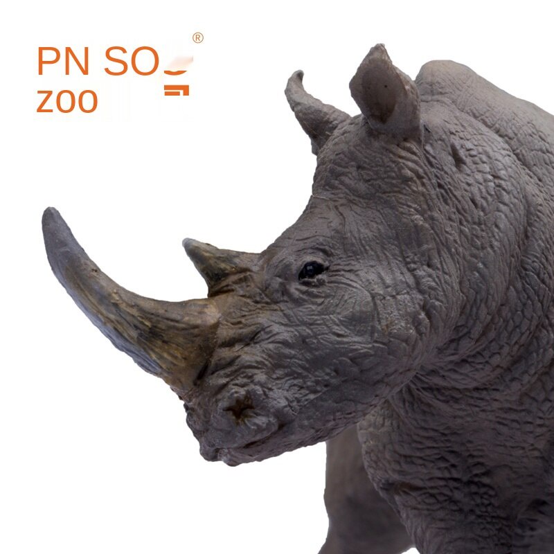 ของเล่นเด็กสัตว์รุ่น PNSO แรดขาว Nika Zoo Growth ประกอบโมเดล 08
