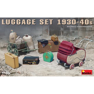 โมเดลอุปกรณ์จำลอง MiniArt 1/35 MI35582 Luggage Set 1930-40s