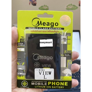 Meago แบตเตอรี่ wiko View , Jerry 2/3, Tommy, Tommy3,Lenny 4plus, Robby,Sunny5lite (ใส่ด้วยกันได้)  ความจุ 2,000 mAh