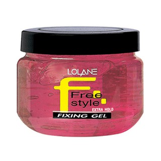 โลแลน ฟรีสไตล์ ฟิกซิ่ง เจล Lolane Strong Fixing gel จัดแต่งทรงผม เนื้อใสบางเบา ผมอยู่ทรง สไตล์ที่ต้องการ (กระปุกสีแดงใส)