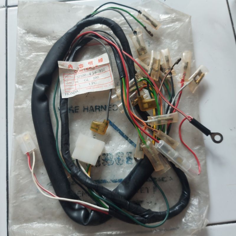 Honda GL 100 125 Body Cable Plati รุ่น Round Light Content ญี่ปุ่น