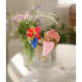 Tinytreetown - Flower garden hairclip