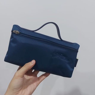 (ถูก/แท้/ส่งฟรี) กระเป๋า Longchamp LE PLIAGE GREEN POUCH สีนาวี