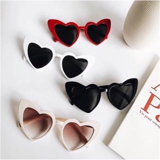 ♥️Heart Sunglasses♥️ แว่นหัวพร้อมส่งทุกสี มีให้เลือกเยอะเลื่อนดูได้เลยค่า