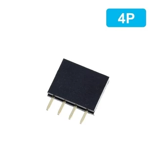 10pcs เดี่ยวแถว Pin หญิง Header ซ็อกเก็ต Pitch 2.54 มม.1*2P 3P 4P 6P 8P 12P 15P 20P 40P Pin Connector สําหรับ Arduino