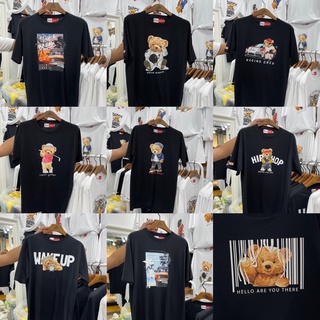 ▲♤PUNK BERRY เสื้อยืดคอกลมผ้าคอตตอนสีดำ มี 12 ลาย
