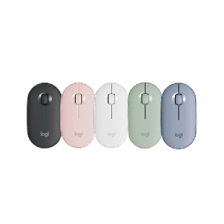 Logitech Pebble M350 Wireless Mouse Bluetooth or USB Silent and Slim ( เมาส์ไร้สาย บลูทูธ เสียงเงียบ)