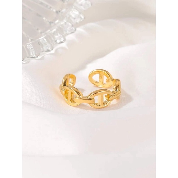 Gold & Silver chain rings แหวนโซ่⛓