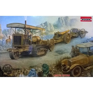 Roden Model Kit 1/35 RO814 Holt 75 Artillery tracktor w/BL 8-inch Howitzer