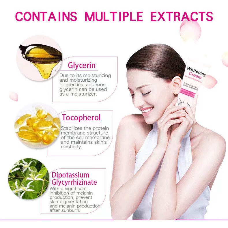 Aichun ครีมทารักแร้ 50ml. ปรับสีผิวให้กระจ่างใสขึ้น บำรุงรักแร้ ขาหนีบดำ