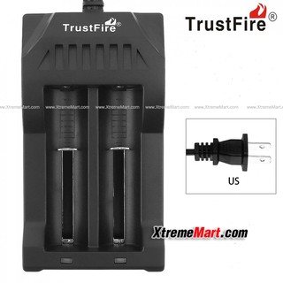 เครื่องชาร์จ TrustFire All-in-One TR-017 สำหรับแบตเตอรี่  10430,10440,14500,16340 ,17670,18350,18500,18650 รุ่นสีดำ