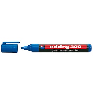 edding 300 : ปากกามาร์กเกอร์ (น้ำเงิน)