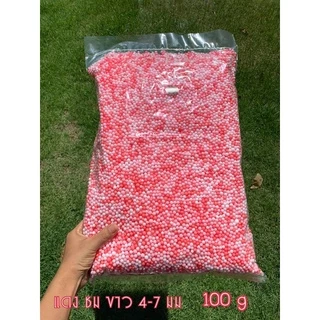 เม็ดโฟมสีเม็ดโฟมคละสีโฟมสีรวมสีพาสเทลวัสดุตกแต่งกล่องของขวัญงานประดิษฐ์ปัจฉิมdiyต่างๆสีสวยราคาถูก