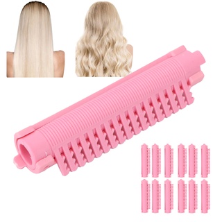 Health &amp; beauty 12Pcs Hair Perm Rods Thicken Reduce Damage Curly Full Soft Styling Accessory for Barbershop