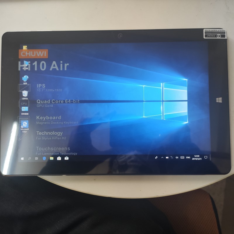 (สินค้ามือ 2) Tablet Chuwi Hi10 Air แท็บเล็ตมือสอง TabletWindows แท็บเล็ตสภาพพดี สีดำ - 4