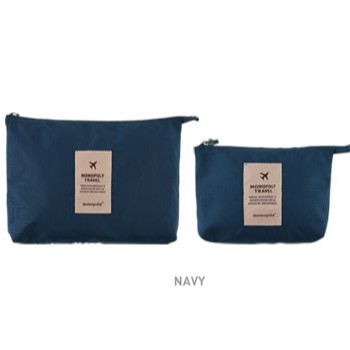 [ของแท้เกาหลี] พร้อมส่ง📌 NEW MESH POUCH size L กระเป๋าซิป เอนกประสงค์ กระเป๋าจัดระเบียบ