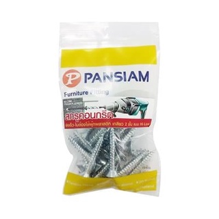 สกรูคอนกรีตหัวเตเปอร์|Flat-PAN-SIAM-รุ่น-CONTF-1032WZP-ขนาด-10-x-1-1|4-นิ้ว-(แพ็ก-25-ชิ้น) Taper head concrete screw|Fla