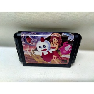 Snow Bros เกมปาหิมะ Sega Megadrive 1 IC เกมสนุกๆเล่นสองคนพร้อมกันผ่านด่าน