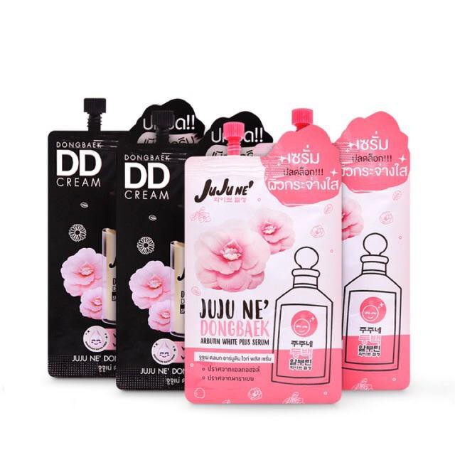 จูจูเน่ดงเบก ดีดี ครีม เอสพีเอฟ ซอง 50 พีเอ+++ JujuNe Dongbaek DD Cream SPF50 PA+++