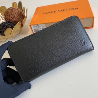 ❌Sale1590❌Louis Vuitton zippy wallet Hiend 1:1 พร้อมส่ง มาพร้อมอุปกรณ์ครบเซท หนังแท้100% size 19cm