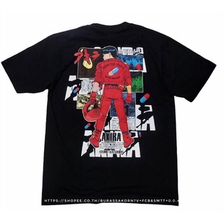 เสื้อakira akira vintage t - shirts เสื้อยืดผช เท่ๆ คอลูกเรือ