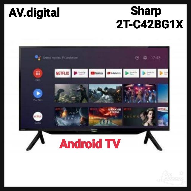 SHARP Android 9.0 TV Full HD รุ่น 2T-C42BG1X ขนาด 42 นิ้ว 2TC42BG1X ผ่อน 0% ราคาถูก LED TV Sharp