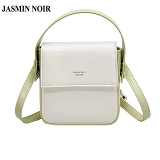 Jasmin NOIR กระเป๋าถือ กระเป๋าสะพายไหล่ หนัง PU มีตัวล็อค สําหรับผู้หญิง