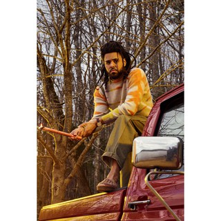 โปสเตอร์J. Cole  PosterJ. Cole เจ.โคล วอลเปเปอร์ ตกแต่งผนัง วงดนตรี  Hiphop ฮิปฮอป rapper แร็ปเปอร์ โปสเตอร์ฮิปฮอป