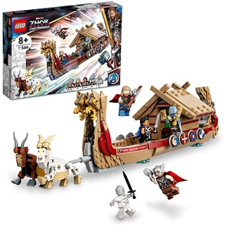 LEGO 76208 Marvel The Goat Boat 76208 Building Kit;  for Kids Aged 8+ (564 Pieces)