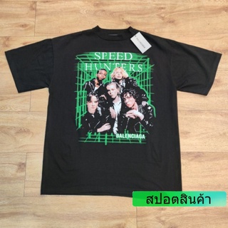 เสื้อยืดทุกวันdailyBALENCIAGA SPEED HUNTERS เสื้อแบรนด์ เสื้อยืด มีป้ายห้อยSto5XL