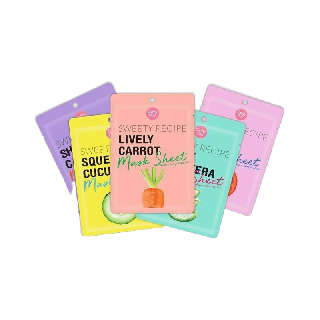 (ใช้โค้ด INC2SM7F ลด 50%) ⚡️(ถูก/แท้)⚡️Cathy Doll Sweety Recipe Mask 25g ทิชชู่ มาส์กหน้า แผ่นมาส์กหน้า