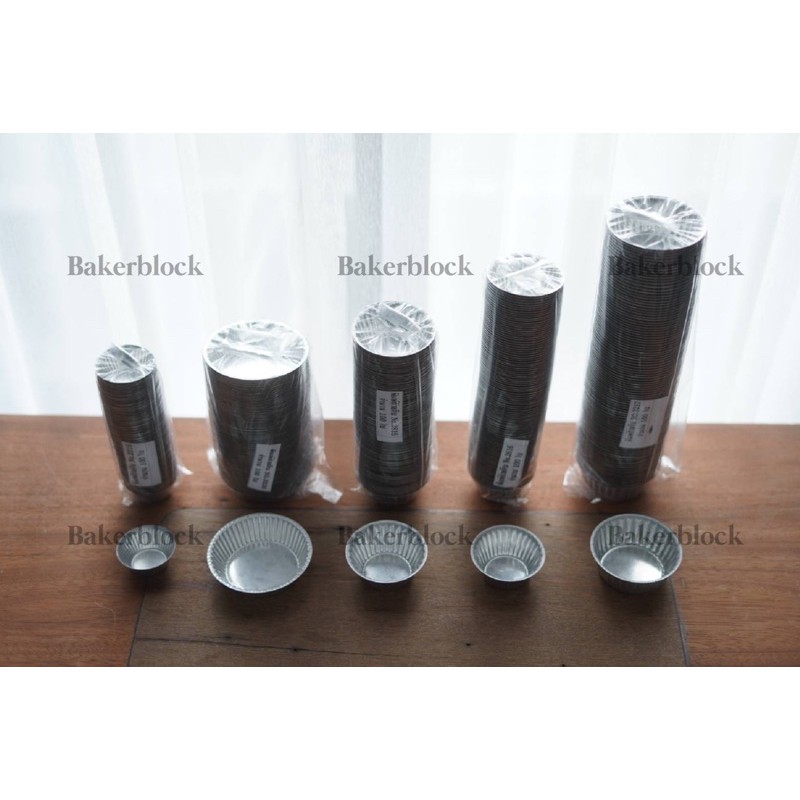 โรงงานผลิต พิมพ์จีบ ถ้วยจีบอลูมิเนียม จีบ (แพ็ค 10ใบ) 1611/1612/2216/2416/2616/2816/3217/3218/3219/3220 ใช้ซ้ำได้ - รูปที่ 2