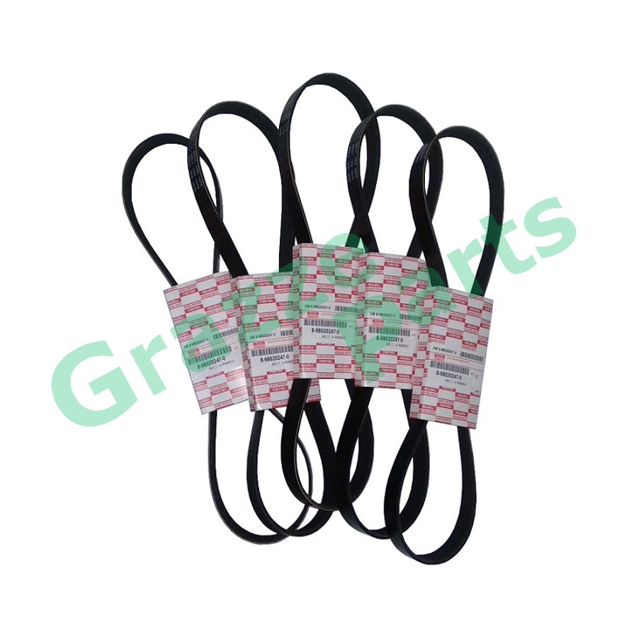 สายพานพัดลมอีซูซุ 7PK1070 สําหรับ Isuzu D-Max DMax 2.5 2014 1.9 2017